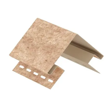 Фото №0 Угол внешний (ЮП) Стоун-Хаус "Кварцит" тёмно-бежевый 3 050 мм