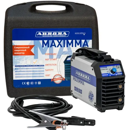 Фото №0 Сварочный инвертор Aurora MAXIMMA 1800 с аксессуарами в кейсе