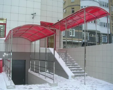 фото Козырьки и навесы