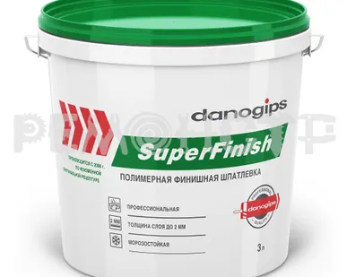 фото Шпатлевка  5кг/3л SuperFinish DANOGIPS/SHEETROCK зеленая крышка  (4/120) П