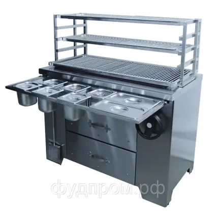 Фото №0 Многофункциональный угольный мангал УММ/2 (ROBATA L1200)