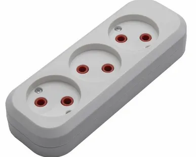 фото Колодка 3-х местн., без з/к без выкл. 250В, 10А, IP20...