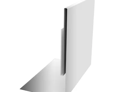 фото Планка приемная оконная 0,4 PE с пленкой RAL 9003 сигнальный белый