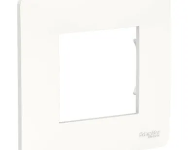 фото Рамка 1-м UNICA STUDIO бел. SchE NU200218