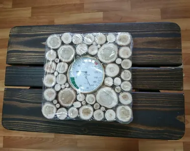 фото Термометр с гигрометром для бани и сауны "МОЖЖЕВЕЛЬНИК"