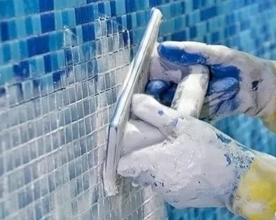 фото Укладка керамической мозаики