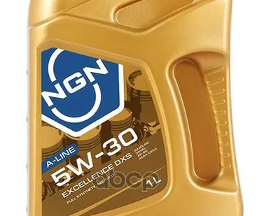 фото NGN 5W-30 Excellence Dxs A-Line Sn/Cf 1Л (Синт. Мотор. Масло)