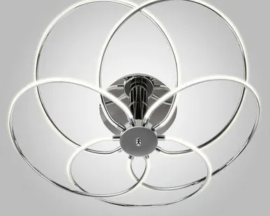 фото Светодиодный потолочный светильник 90039/5 хром