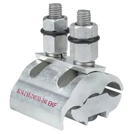 Фото №0 Зажим плашечный SL14.2 50-240/50-240 срывные болты EKF