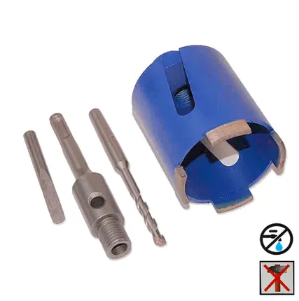 Фото №0 СТК-064 Коронка по бетону SDS+ 82 мм c алмазным сегментам (подрозетник)