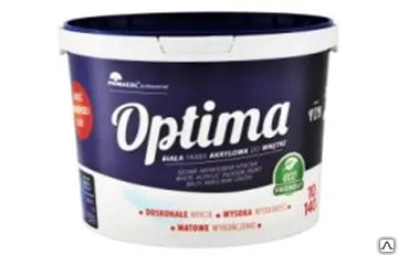 фото Краска белая Optima 5 л