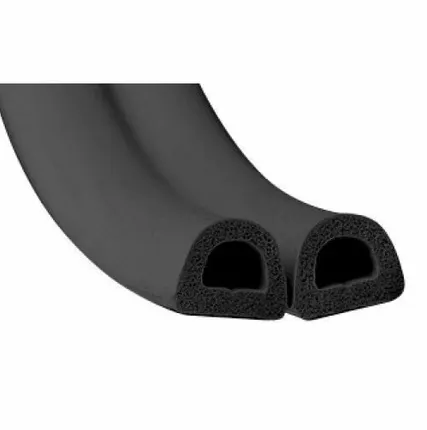 Фото №0 Уплотнитель самоклеющийся профиль D 9х7,5мм для уплотнения щелей 5-7мм (цена за 1м , продается четным метражом)