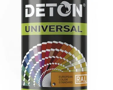 фото Эмаль аэрозольная акриловая быстросохнущая 520мл RAL 9004 сигнально-чёрная DETON