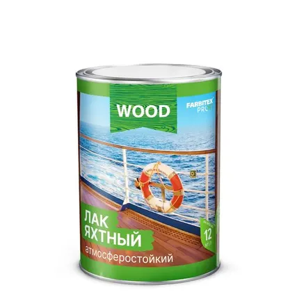 Фото №0 Лак яхтный алкидно-уретан. глянц.0,8л ФАРБИТЕКС ПРОФИ WOOD (1/14)