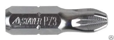 Фото №0 Биты STAYER, хвостовик C1/4", система NSS, PZ №3, 25мм, 10шт