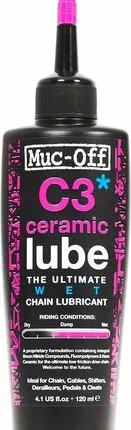 Фото №0 Смазка для цепи Muc-Off C3 Wet Ceramic Lube 120ml (Смазка для цепи MUC-OFF'18 C3 Wet Ceramic Lube 120мл, 870)
