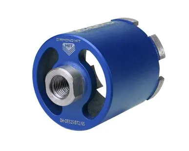 фото Коронка по бетону для алмазного бурения с микроударом Diamond Hit DH-DE525 72*65 M16 R 6LSP