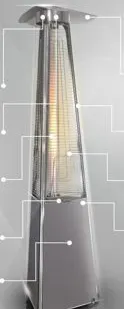 фото Обогреватель газовый инфракрасный Ballu PREMIUM SERIES GLACE BOGH-13