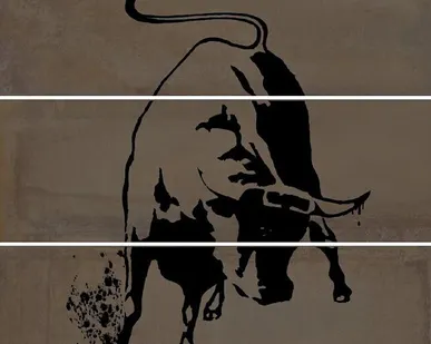 фото Плитка керам. KERAMA MARAZZI Раваль 900x900 Панно Бык VB\A21\3x\13062R