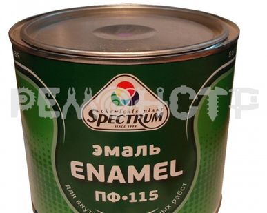 фото Эмаль ПФ-115  0,8кг синяя СПЕКТР (14/700) П