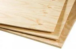 Фото №0 Фанера хвойная ФСФ 6,5мм 1,22х2,44м, сорт 3/3