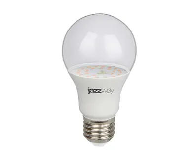 фото Лампа светодиодная PPG A60 Agro 9Вт грушевидная прозрачная E27 IP20 для растений clear JazzWay 5008946