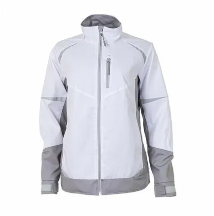 Фото №0 Женская летняя куртка Brodeks KS 228, белый/серый
