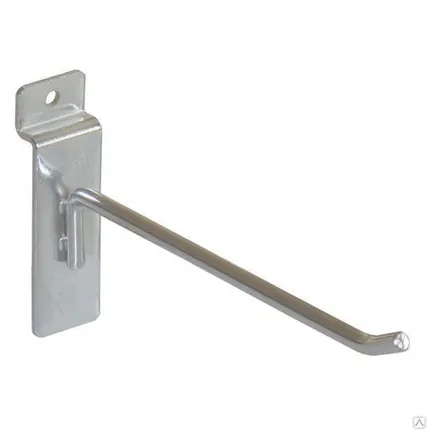 Фото №0 Крючок одинарный 100 мм. d.5 мм