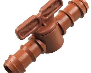 фото Кран проходной (Кран проходной 16 корич Azud)