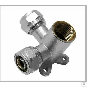 фото Водорозетка обжимная проходная 20х1/2" Valtec/Валтек