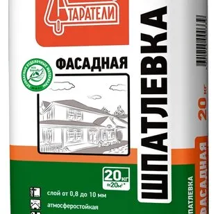 фото Шпаклевка фасадная Старатели светло-бежевая, 20 кг