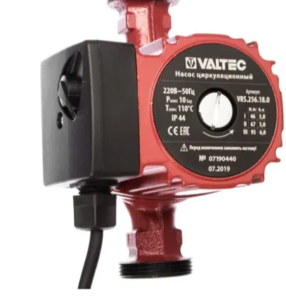 Фото №0 Насос циркуляционный Valtec 25/6-180 с гайками 8 шт