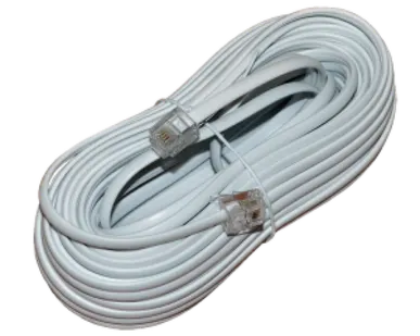 фото Удлинитель телеф. евро 7м УТИ-2/7 (джек-джек) бел. Крона