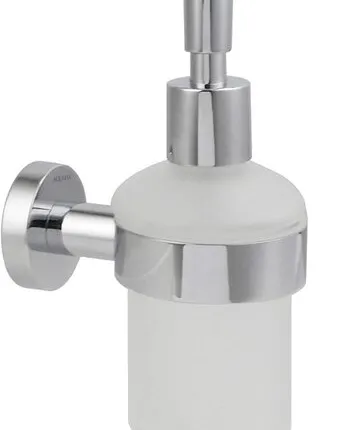 Фото №0 Дозатор для жидкого мыла Aquatek Вега хром/белый AQ4005CR