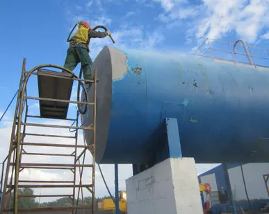 фото Дробеструйная обработка