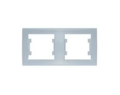 фото Рамка 2-м Бриллиант горизонт. серебр. UNIVersal 7949711