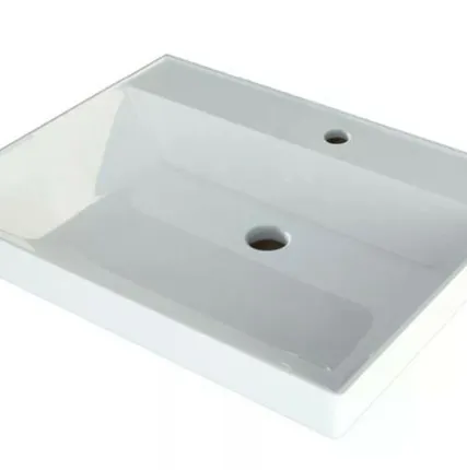 Фото №0 Раковина Andrea Corolina 500 4680028070399 над стиральной машиной