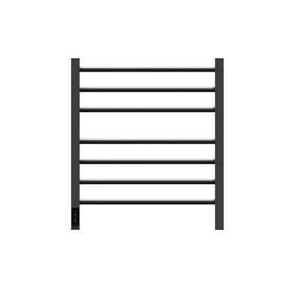 Фото №0 Полотенцесушитель электрический Point Веста PN70756GR П7 500x600, диммер слева, графит премиум