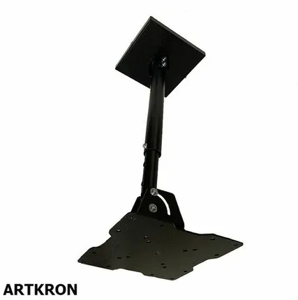 Фото №0 Кронштейн ARTKRON DNT-20 (400-700 мм, чёрный, с фланцем)