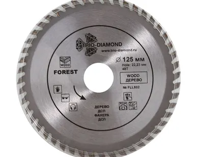 фото Диск пильный по дереву 48T 125мм
