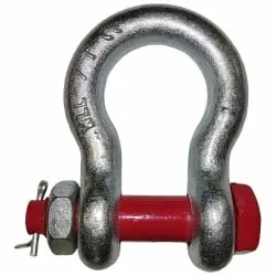 Фото №0 Скоба такелажная грузоподъемная омегообразная с гайкой - 8,5т. 28мм