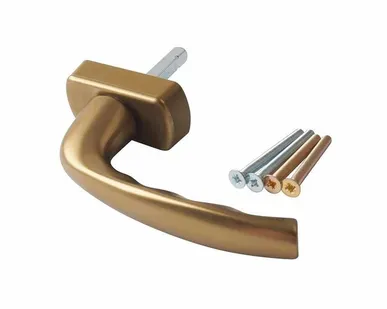 фото Ручка оконная Hoppe New York Secustik, vario fit 32-42 мм, бронза, с винтами