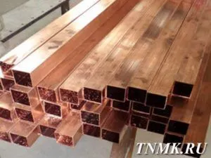 фото Труба медная профильная 5х12,5х1,5 М1 ГОСТ 16774-2015