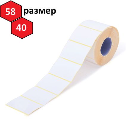 Фото №0 Термоэтикетка ЭКО (58х40мм, 500 шт/рол.)