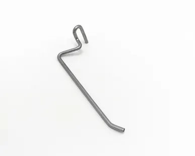 фото Крючок одинарный на экономпанель, L=150мм d-5мм, цинк