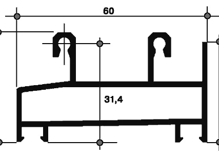 Фото №0 640-02 Рама нижняя, коричневая, 6,0 м