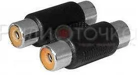 фото Переходник 2 гнезда RCA - 2 гнезда RCA (JD-W8063)