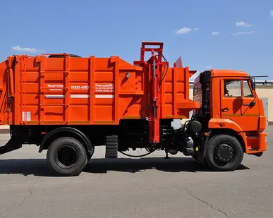 фото Мусоровозы c боковой загрузкой МКМ-4503 на шасси КАМАЗ 43253-28
в