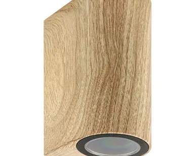 фото Светильник уличный UUL-P52A 2х6W-GU10 IP65 PINE под две лампы GU10 архитектурный накладной цвет корпуса сосна TM Uniel