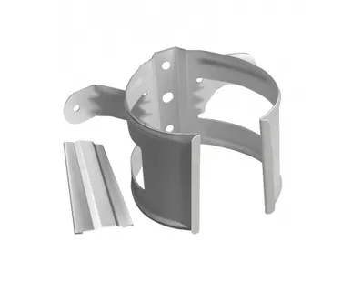 фото Хомут трубы метал. на дерево Grand Line Стандарт, белый